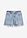 Korkeavyötäröiset farkkushortsit - kulutettu jäänsininen denim - bonprix