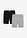 Joustavat bermudashortsit, Regular Fit (2 kpl/pakkaus) - musta+harmaa - bonprix