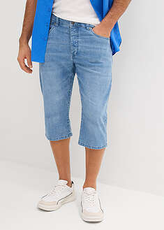 Kevyet joustavat farkkushortsit, Regular Fit - jäänsininen denim - bonprix