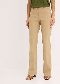 Bootcut-malliset stretch-housut - khakinruskea - bonprix