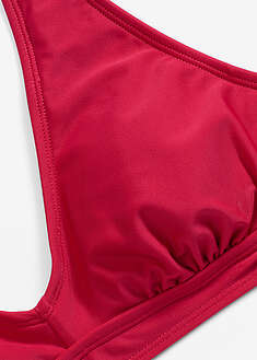 Halterneck-bikiniyläosa V-pääntiellä