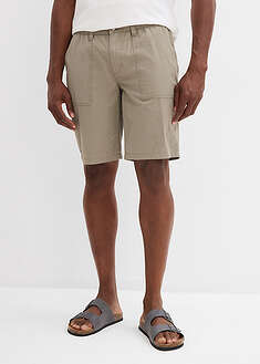 Joustavavyötäröiset bermudashortsit, Regular Fit