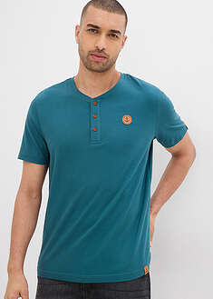 Vaarinpaita puhtaasta luomupuuvillasta (2kpl/pakkaus) - pippurinvihreä+tummansininen - bonprix