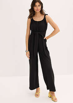 Jerseyjumpsuit - musta - bonprix