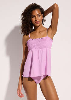 Ryppykuosinen tankini (2-os. setti) - vaalea lila - bonprix