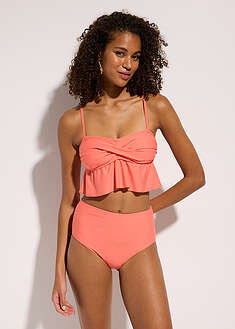 Bandeau-bikinit (2-os. setti) - koralli - bonprix