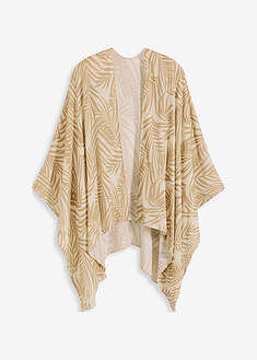 Poncho - luonnonvalkoinen-beige-painokuvioitu - bonprix