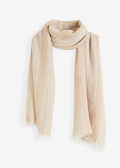 Huivi pellavalla - luonnonvalkoinen-beige - bonprix