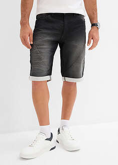 Collegekankaiset farkkubermudat, Relaxed Fit