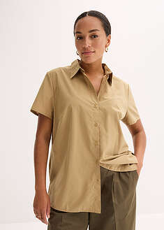 Lyhythihainen pusero popliinia