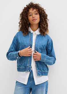 Farkkutakki - kulutettu vaaleansininen denim - bonprix