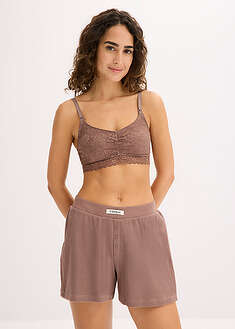 Kaarituettomat imetysliivit pitsillä ja luomupuuvillalla (2 kpl/pakkaus)