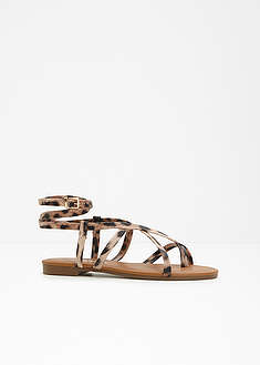 Sandaalit - beige-leopardipainatus - bonprix