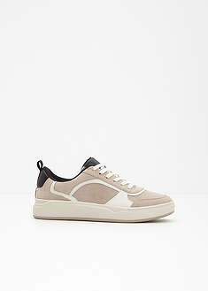 Sneakerit - vaalea hiekka-musta - bonprix