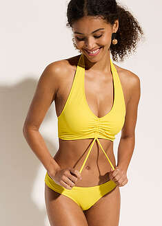 Rypytety halterneck-bikinit (2-os. setti) - keltainen - bonprix