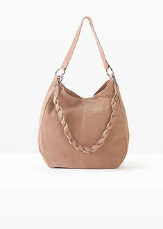 Nahkalaukku koristeellisilla remmeillä