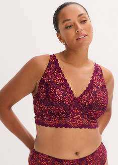 Pitsiset minimizer-rintaliivit - purppura-pinkki-oranssi - bonprix