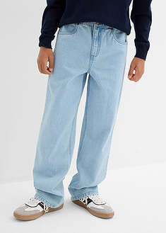 Väljät suorat farkut - jäänsininen denim - bonprix