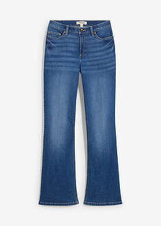 Keskivyötäröiset bootcut-farkut - keskisininen denimc - bonprix