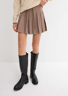 Lyhyt laskostettu shortsihame