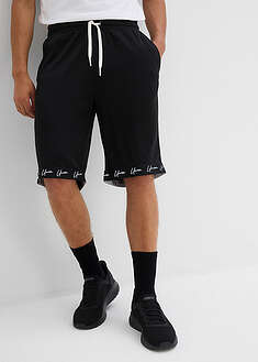 Ohuet verkkokankaiset shortsit, Loose Fit - musta - bonprix
