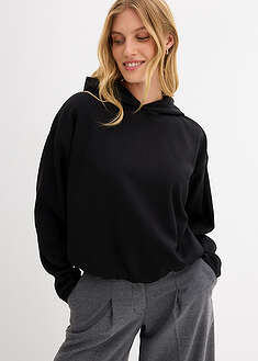 Collegehuppari hieman kiiltävästä viskoosisekoitteesta