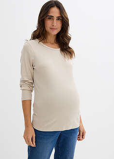 Ribattu äitiyspaita puhtaasta puuvillasta (2kpl/pakkaus)