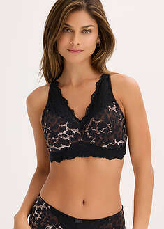 Minimizer-rintaliivit hempeällä pitsillä - leopardipainatus - bonprix