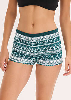 Naisten bokserit luomupuuvillasekoitteesta (4 kpl/pakkaus)