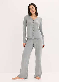 Oloasu pehmeä pointelle-jerseytä