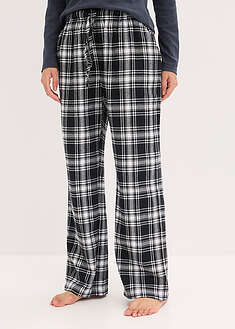 Kudotut pyjamahousut flanellista