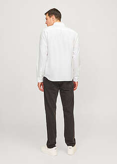 JJ REBEL kauluspaita, Regular Fit - valkoinen - J&J Rebel