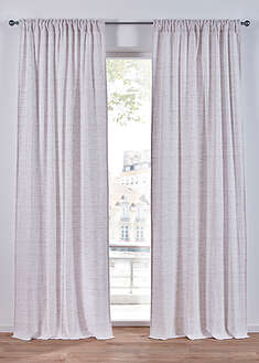 Jakardikankainen verho luomupuuvillasta (1kpl/pakkaus)