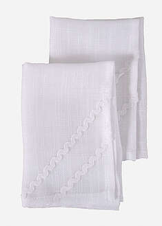 Kangaslautaliina koristenauhalla (2kpl/pakkaus)