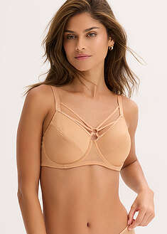 Minimizer-rintaliivit kiiltävää materiaalia - kullanbeige - bonprix