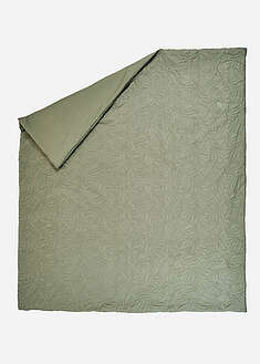 Lehtikuvioinen päiväpeite - vihreä - bonprix