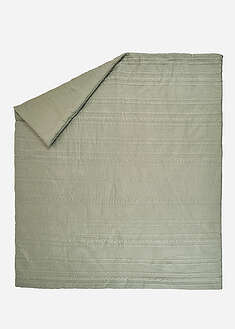 Raidallinen päiväpeite - vihreä - bonprix