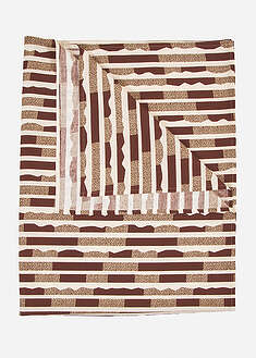 Raidallinen päiväpeite - ruskea - bonprix