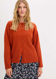 Pehmeä neuletakki - laavanoranssi - bonprix