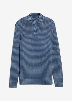 paksu-vetoketjukauluksellinen-neulepusero-haalistetussa-puuvillakuosissa