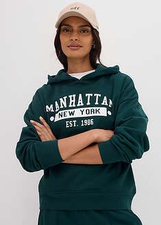 Oversize-collegehuppari puhtaasta puuvillasta