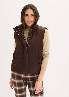 Kevyesti kiiltävä tikattu liivi