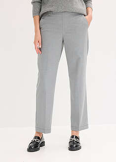 Kuminauhavyötäröiset housut käänteillä