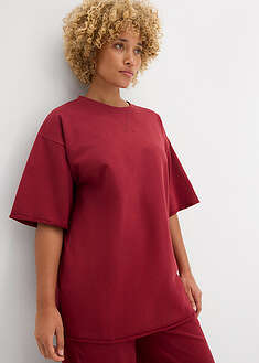 Pitkä collegepaita puhtaasta puuvillasta