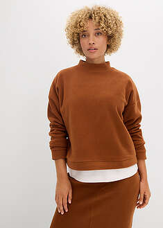 Fleecepaita - punaruskea - bonprix