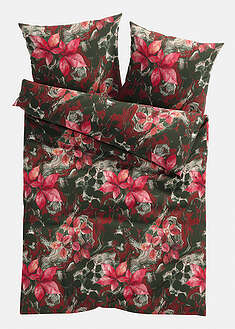 Vuodevaatteet kukkakuosilla