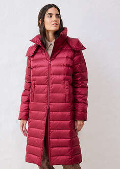 Untuvatakki kierrätetyllä untuvalla - punainen - bonprix