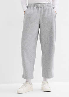 Villatyyliset tynnyrihousut - melaarattu harmaa - bonprix