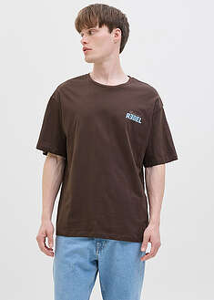 JJ REBEL t-paita - ruskea - J&J Rebel