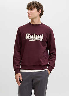 JJ REBEL collegepaita - tummanpunainen-painokuvioitu - J&J Rebel